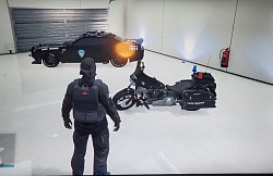 Police motorcycle