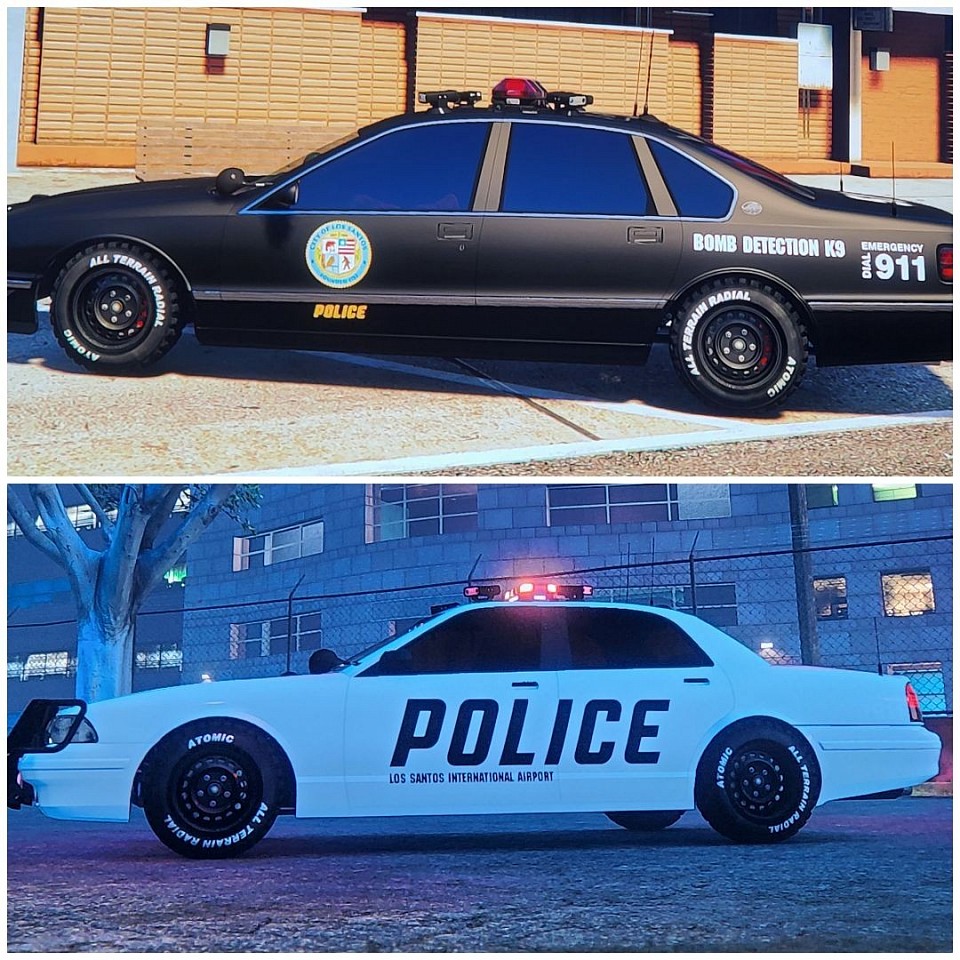 I now have all 14 savable Police Vehicles